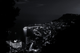 TRAVEL 001 Francie Monte Carlo Monaco BW